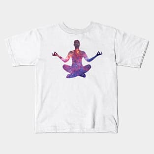 Spiritual pose Kids T-Shirt